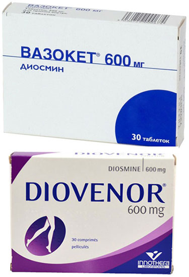 Review of preparations for strengthening of blood vessels and capillaries