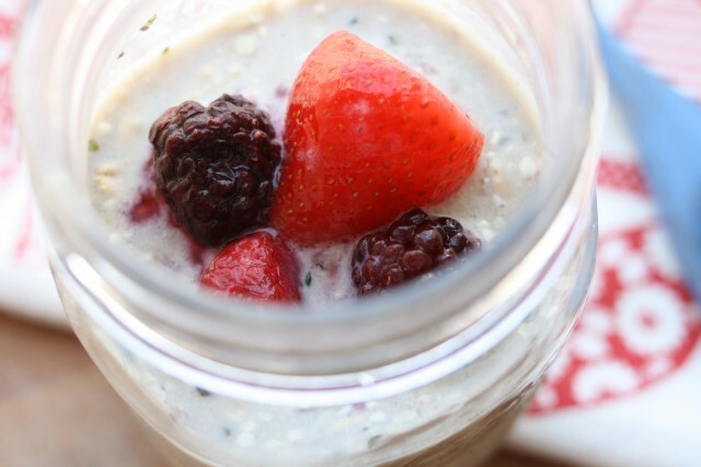 Berry Cobbler Overnight Oats- Dessert Series #1